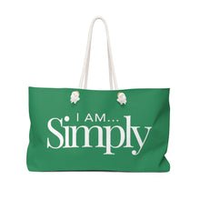 Load image into Gallery viewer, I AM...SIMPLY Weekender Bag