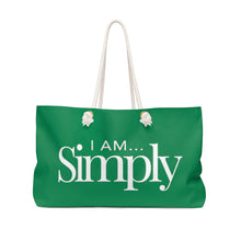Load image into Gallery viewer, I AM...SIMPLY Weekender Bag