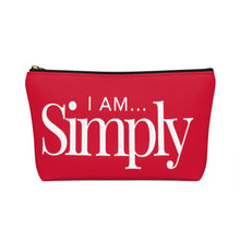 Load image into Gallery viewer, I AM... SIMPLY Accessory Pouch w T-bottom