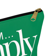 Load image into Gallery viewer, I AM...SIMPLY Accessory Pouch w T-bottom