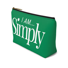 Load image into Gallery viewer, I AM...SIMPLY Accessory Pouch w T-bottom