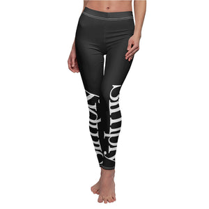 I am Simply Black Cut & Sew Casual Leggings