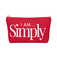 Load image into Gallery viewer, I AM... SIMPLY Accessory Pouch w T-bottom
