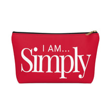 Load image into Gallery viewer, I AM... SIMPLY Accessory Pouch w T-bottom
