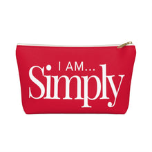 Load image into Gallery viewer, I AM... SIMPLY Accessory Pouch w T-bottom
