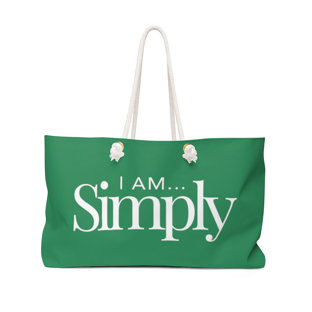 I AM...SIMPLY Weekender Bag