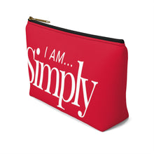 Load image into Gallery viewer, I AM... SIMPLY Accessory Pouch w T-bottom
