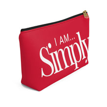 Load image into Gallery viewer, I AM... SIMPLY Accessory Pouch w T-bottom
