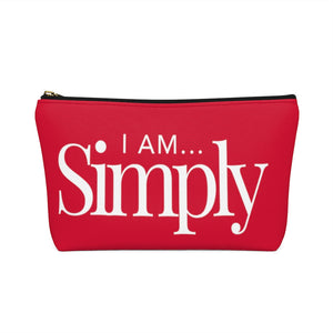 I AM... SIMPLY Accessory Pouch w T-bottom