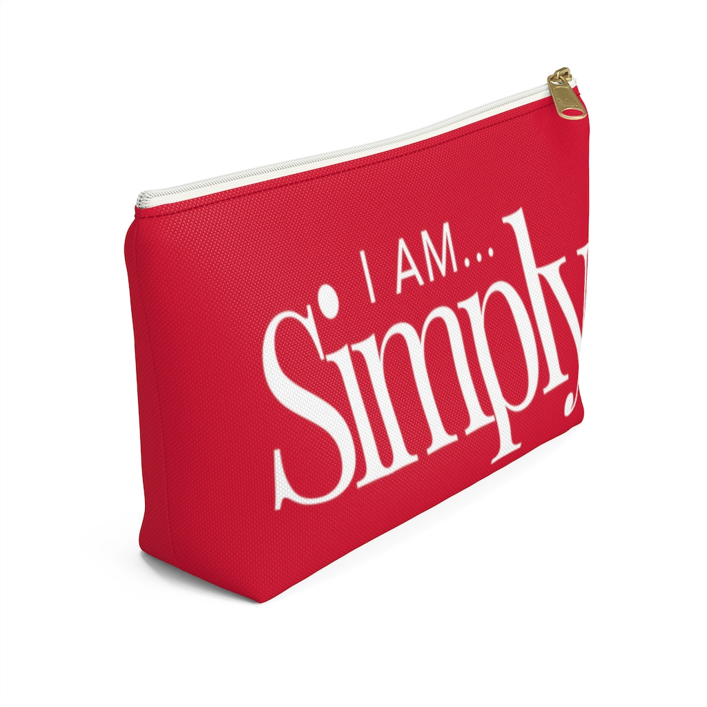 I AM... SIMPLY Accessory Pouch w T-bottom