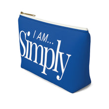 Load image into Gallery viewer, I AM...SIMPLY Accessory Pouch w T-bottom
