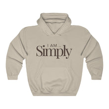 Load image into Gallery viewer, BODYCAFE &quot;I am Simply&quot; Unisex Hooded Sweatshirt
