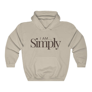 BODYCAFE "I am Simply" Unisex Hooded Sweatshirt